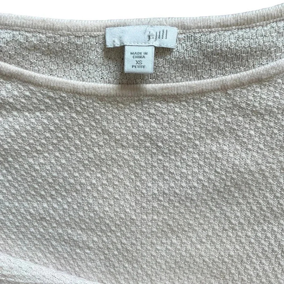 J. Jill Pale Pink Waffle Knit Mini Dress XS Petite - Picture 3 of 4